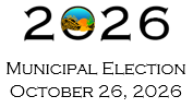 2026 Municipal Election October 26, 2026 logo