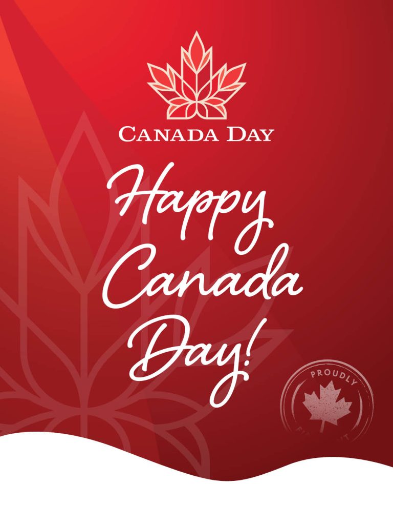 Happy Canada Day poster